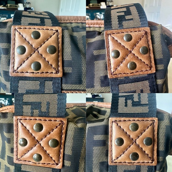 FENDI Zucca Pattern Cloth HandBag - Picture 6 of 16